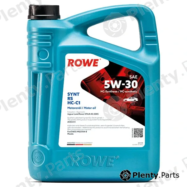 Rowe 20109-0040-99 — Engine Oil HIGHTEC SYNT RS SAE 5W-30 HC-C1 (20109)