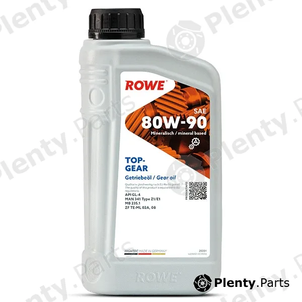 Rowe 25001-0010-99 — Transmission Oil HIGHTEC TOPGEAR SAE 80W-90 (25001)