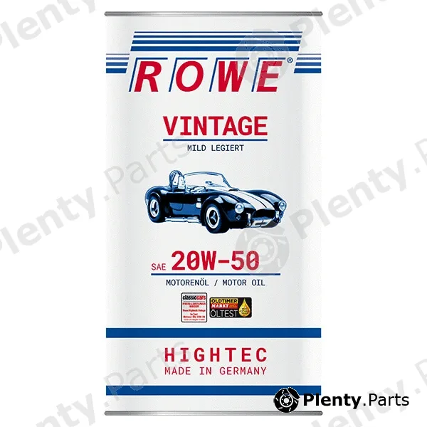 Rowe 20221-0050-99 — Engine Oil HIGHTEC VINTAGE SAE 20W-50 MILD LEGIERT (20221)
