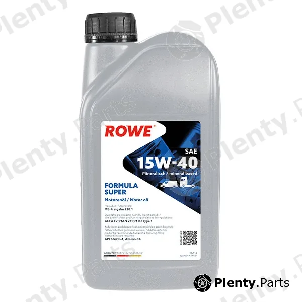 Rowe 20013-0010-99 — Engine Oil HIGHTEC FORMULA SUPER SAE 15W-40 (20013)