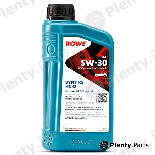 Rowe 20060-0010-99 — Engine Oil HIGHTEC SYNT RS HC-D SAE 5W-30 (20060)