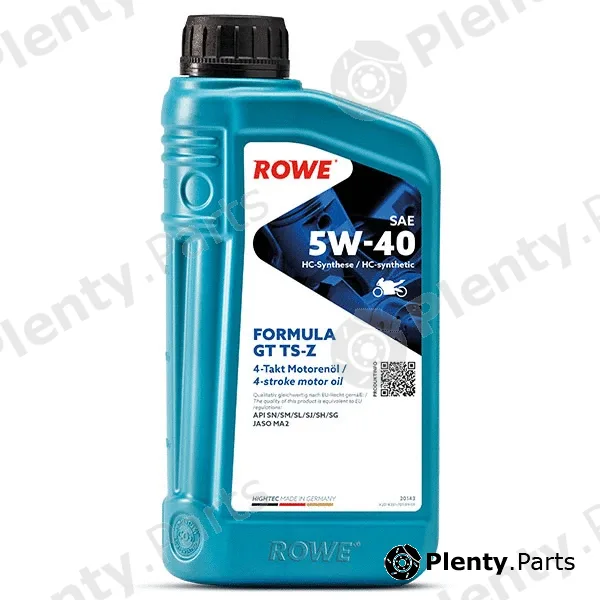 Rowe 20143-0010-99 — Engine Oil HIGHTEC FORMULA GT SAE 5W-40 TS-Z (20143)