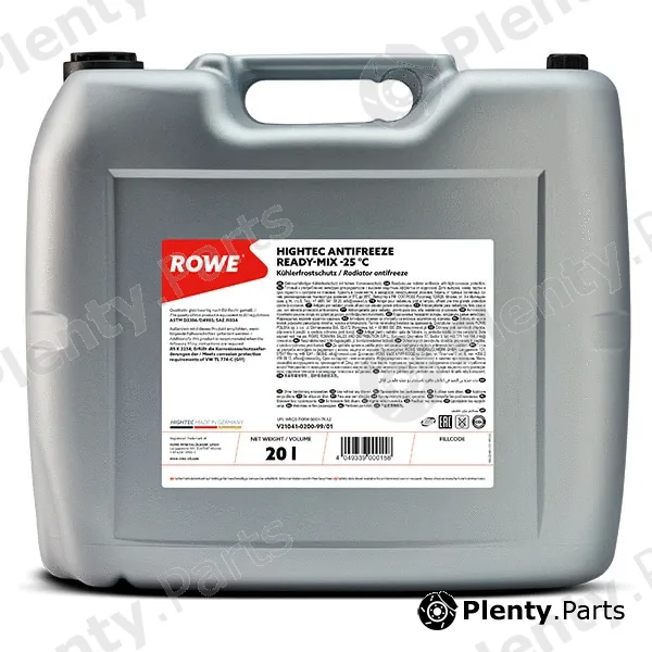 Rowe 21041-0200-99 — Antifreeze HIGHTEC ANTIFREEZE READY-MIX -25 °C (21041)