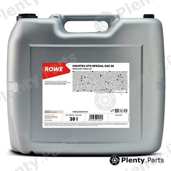 Rowe 20052-0200-99 — Engine Oil HIGHTEC GTS SPEZIAL SAE 30 (20052)