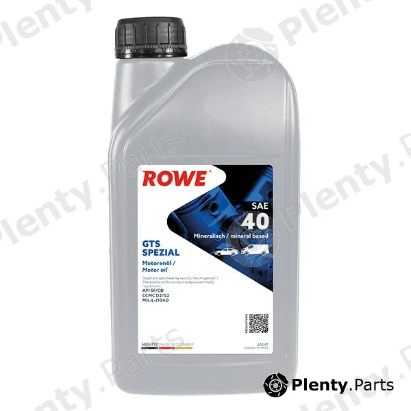 Rowe 20047-0010-99 — Engine Oil HIGHTEC GTS SPEZIAL SAE 40 (20047)