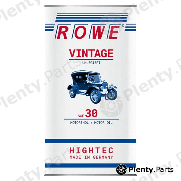 Rowe 20038-0050-99 — Engine Oil HIGHTEC VINTAGE SAE 30 UNLEGIERT (20038)