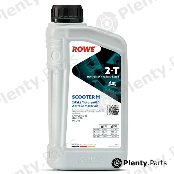 Rowe 20031-0010-99 — 2-stroke engine oil HIGHTEC 2-T SCOOTER M (20031)