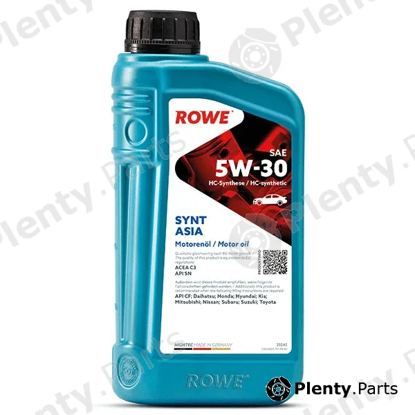 Rowe 20245-0010-99 — Engine Oil HIGHTEC SYNT ASIA SAE 5W-30 (20245)