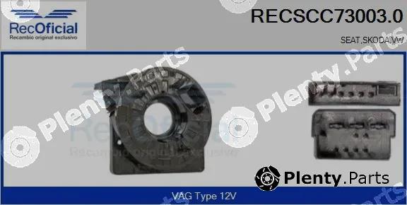 Recoficial RECSCC73003.0 — Clockspring, airbag