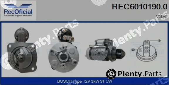 Recoficial REC6010190.0 — Starter