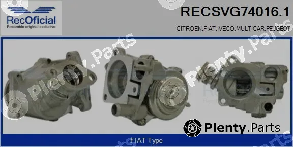 Recoficial RECSVG74016.1 — EGR Valve
