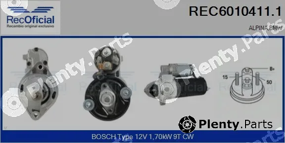 Recoficial REC6010411.1 — Starter