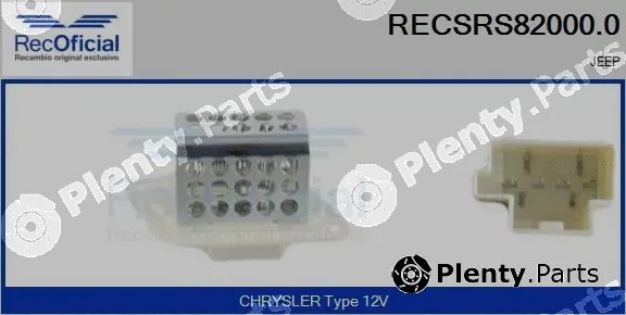 Recoficial RECSRS82000.0 — Resistor, interior blower