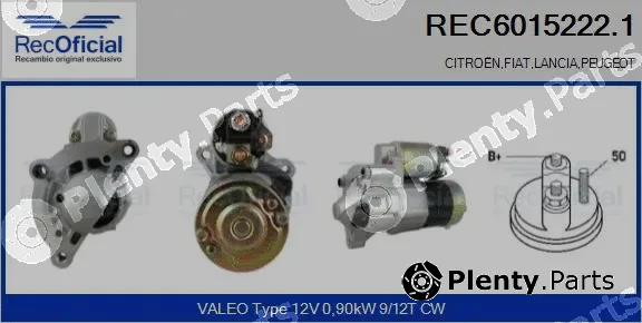 Recoficial REC6015222.1 — Starter