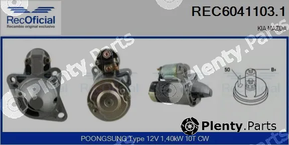 Recoficial REC6041103.1 — Starter
