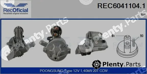 Recoficial REC6041104.1 — Starter