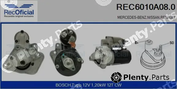 Recoficial REC6010A08.0 — Starter