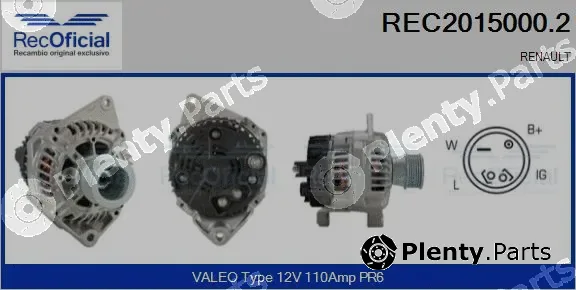 Recoficial REC2015000.2 — Alternator