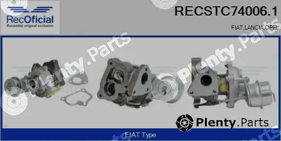Recoficial RECSTC74006.1 — Charger, charging (supercharged/turbocharged)