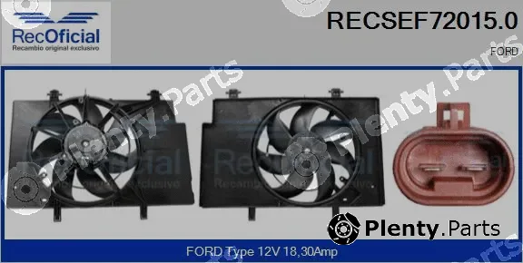 Recoficial RECSEF72015.0 — Electric Motor, radiator fan