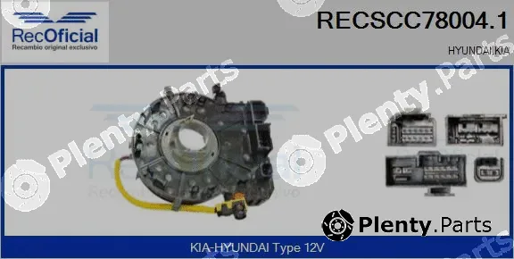 Recoficial RECSCC78004.1 — Clockspring, airbag