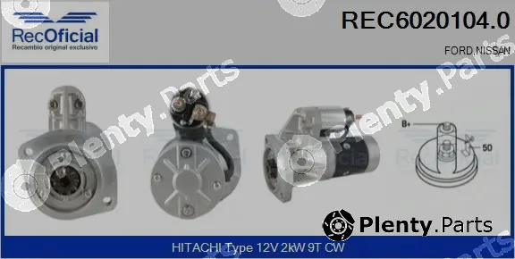 Recoficial REC6020104.0 — Starter