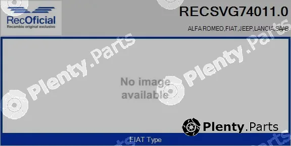 Recoficial RECSVG74011.0 — EGR Valve