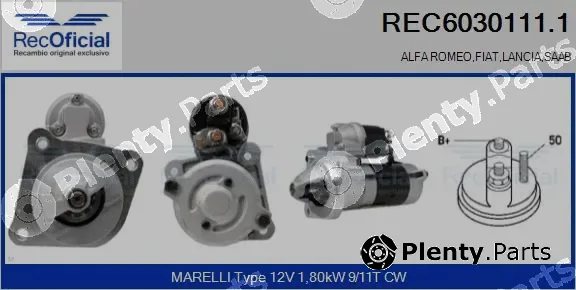 Recoficial REC6030111.1 — Starter