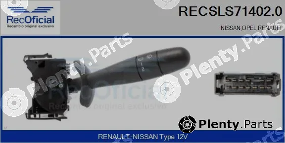 Recoficial RECSLS71402.0 — Wiper Switch