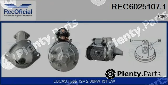 Recoficial REC6025107.1 — Starter