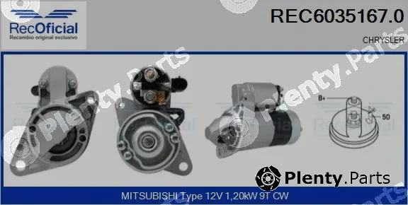 Recoficial REC6035167.0 — Starter