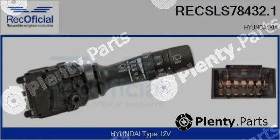 Recoficial RECSLS78432.1 — Steering Column Switch