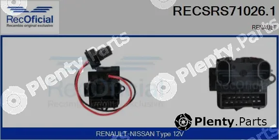 Recoficial RECSRS71026.1 — Resistor, interior blower
