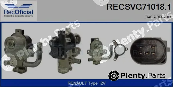 Recoficial RECSVG71018.1 — EGR Valve