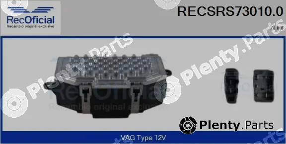 Recoficial RECSRS73010.0 — Resistor, interior blower