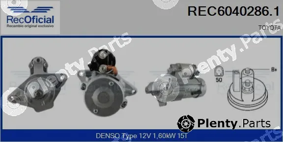 Recoficial REC6040286.1 — Starter