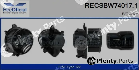 Recoficial RECSBW74017.1 — Interior Blower