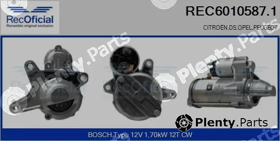 Recoficial REC6010587.1 — Starter