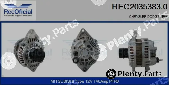 Recoficial REC2035383.0 — Alternator