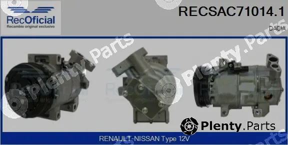 Recoficial RECSAC71014.1 — Compressor, air conditioning