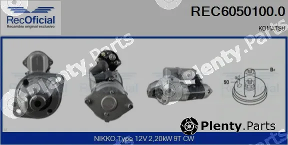 Recoficial REC6050100.0 — Starter