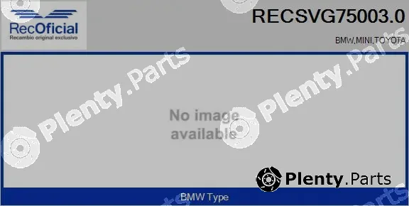 Recoficial RECSVG75003.0 — EGR Valve