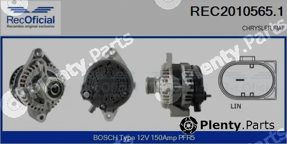 Recoficial REC2010565.1 — Alternator