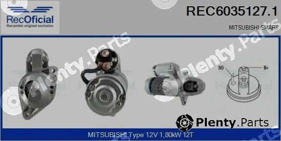 Recoficial REC6035127.1 — Starter
