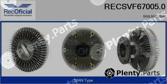 Recoficial RECSVF67005.0 — Clutch, radiator fan