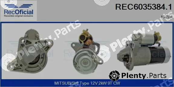 Recoficial REC6035384.1 — Starter