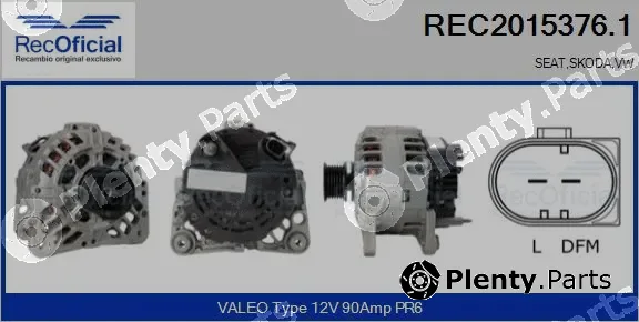 Recoficial REC2015376.1 — Alternator