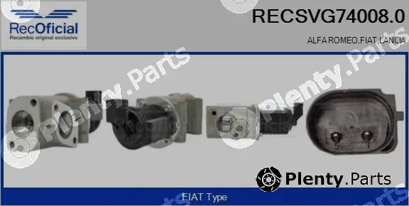 Recoficial RECSVG74008.0 — EGR Valve