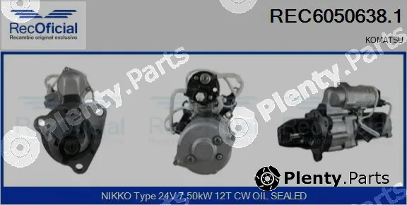 Recoficial REC6050638.1 — Starter