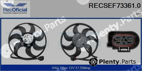 Recoficial RECSEF73361.0 — Fan, engine cooling